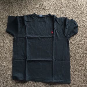 Mens black polo t-shirt